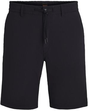 BOSS Hbo Chino Seer Tapered Shorts - Blue