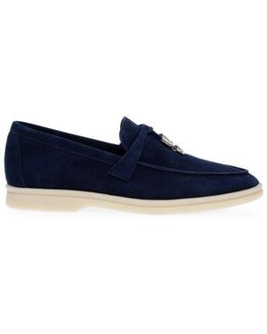 Steve Madden Portland Suede Loafers - Blue