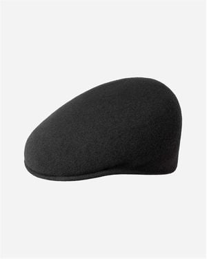 Kangol 504 Wool Flat Cap - Black