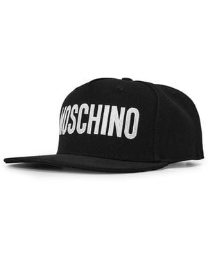 Moschino Flat Cap - Black