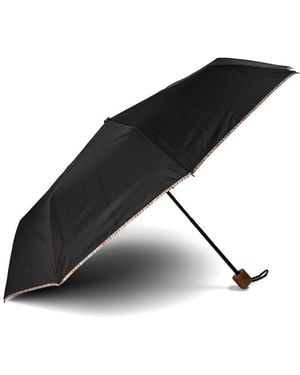 Paul Smith Signature Stripe Trimmed Umbrella - Black