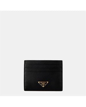 Prada Logo Card Holder - Black