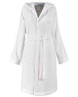 HUGO Plain Bath Robe - White