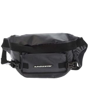 Lacoste Logo Print Waist Bag - Black