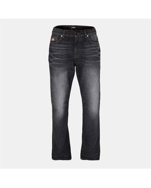 Versace Denim Straight Leg Jeans - Grey