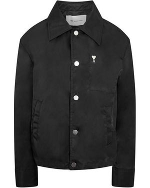 Ami Paris Coach Overshirt - Black