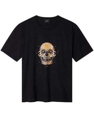 Paul Smith Ps Skull Tee - Black