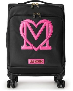 Moschino Soft Suitcase - Black