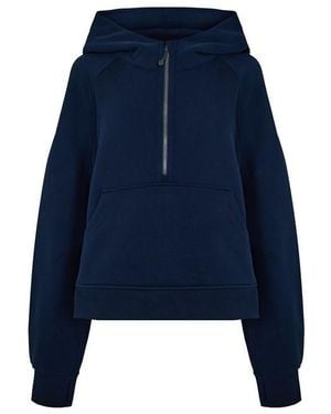 lululemon Scuba Oversized Half Zip Hoodie - Blue