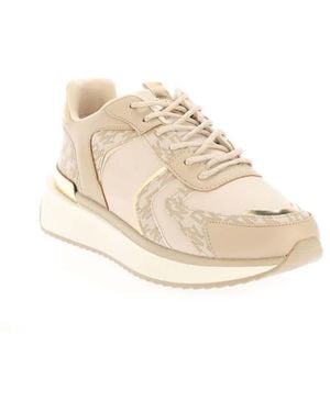 DKNY Amity Lace Up Trainers - Natural