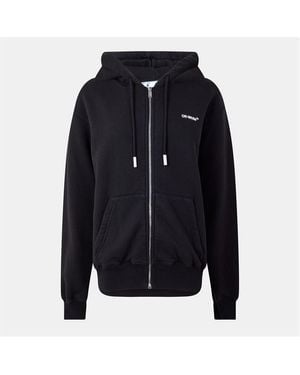 Off-White c/o Virgil Abloh Off Fz Hoodie - Blue