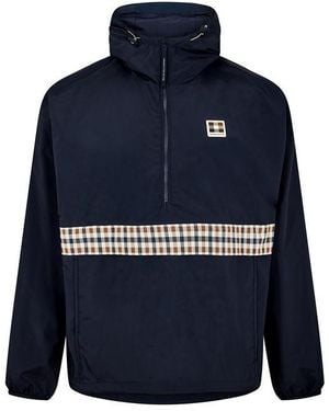 Aquascutum Rain Anorak Jacket - Blue