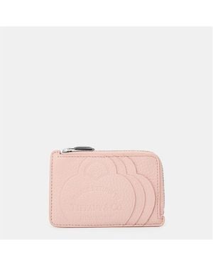 Tiffany & Co. Zipped Card Holder - Pink