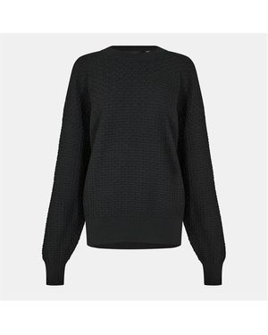 Ted Baker Knitted Crw Nk - Black