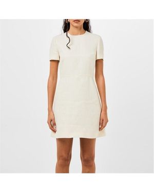 Valentino Toile Iconographe Crepe Couture Short Dress - White