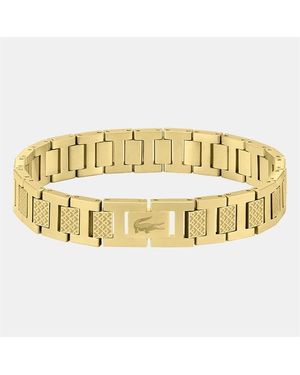 Lacoste 2040120 Jewellery Metropole Ionic Thin Gold Plated Steel Link Bracelet Color: Yellow Gold - Metallic