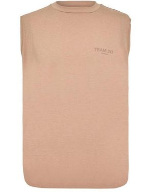 REPRESENT 247 Team Tank Performance Gym Vest - Natural