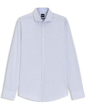 BOSS H-Joe-Spread-C1-222 Regular Fit Shirt - Blue