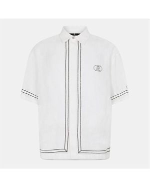Represent Rep Border Shirt - White