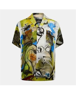 Vivienne Westwood Viv Wonder Short Sleeve Patterned Shirt - Green