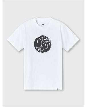 Pretty Green Pretty Pg Gillespie Logo Ts Sn00 - White