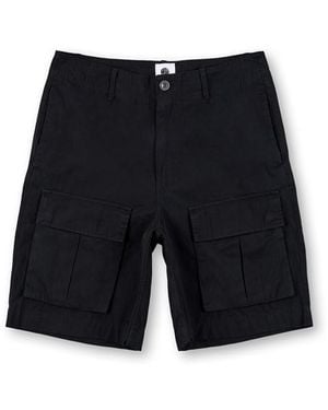 Pretty Green Brentwood Cargo Shorts - Black