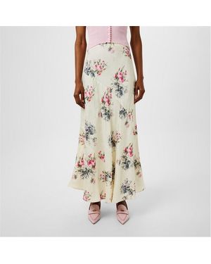 LoveShackFancy Bertha Skirt - Natural