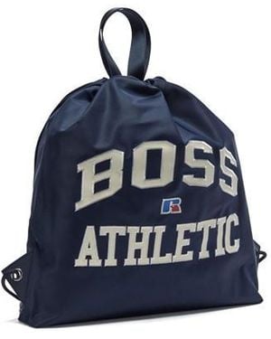 BOSS Drawstring Backpack - Blue