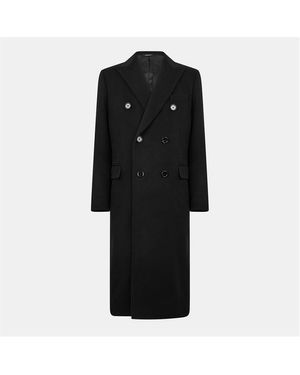 Dolce & Gabbana Dg Db Overcoat - Black