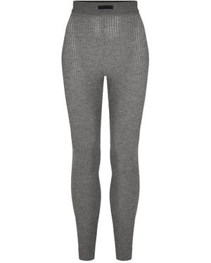 Fear Of God Waffle Logo Leggings - Grey