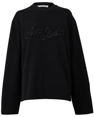Acne Studios Acne Ls T-Shirt Ld64 - Black