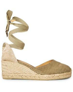 Castañer Carina Wedge Sandal - Metallic