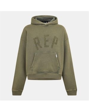 Represent Applique Hoodie - Natural