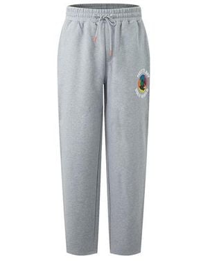 PRETTY BOY UGLY WORLD The Open Hem Fleece Joggers - Grey