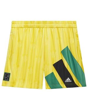BRAIN DEAD X ADIDAS Woven Tracksuit Shorts - Yellow