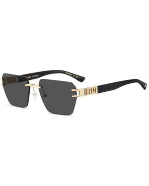 DSquared² Rectangle Uv Protection Sunglasses - Black