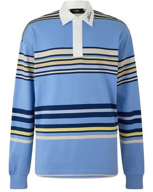 Amiri Striped Os Pol Sn63 - Blue