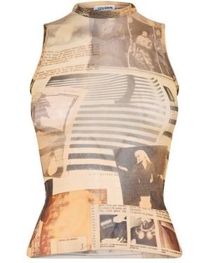 Jean Paul Gaultier Jpg Journal Tank Ld54 - Natural