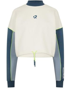 Red Run Cropped Jumper - Blue