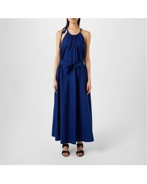 Weekend by Maxmara Mmw Fidato Dress Ld42 - Blue