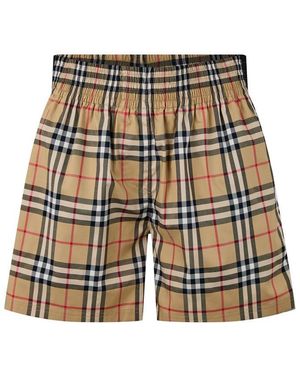 Burberry Audrey Shorts - Natural
