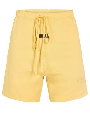 Fear Of God Fleece Jogger Shorts - Yellow