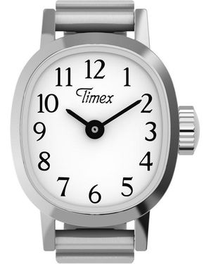 Timex Cavatina Ring Quartz Analogue Watch - Metallic