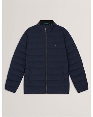 Ted Baker Lightweight Puffer Jacket - Blue