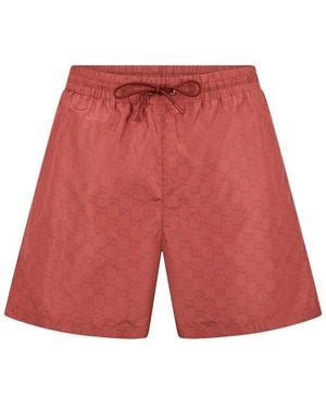 Gucci Pl Swim Short Sn61 - Red