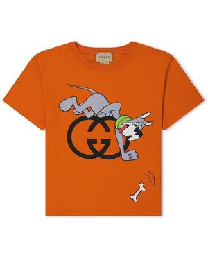 Gucci The Jetsons Dog T-Shirt - Orange