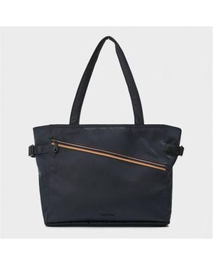 Paul Smith Artist Stripe Tote Bag - Black