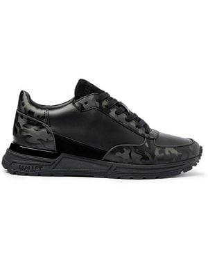 Mallet Popham Camo Trainers - Black