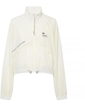 Lacoste Mesh Lined Nylon Jacket - White