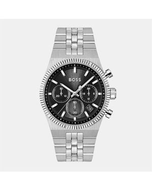 BOSS Gents Candor Prime Chrono Watch - Metallic